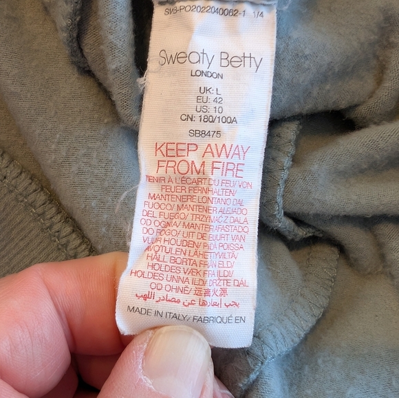 Sweaty Betty Hoodie Pullover Soft Gym Fitness Exercise Athleisure Activewear L - Picture 4 of 8